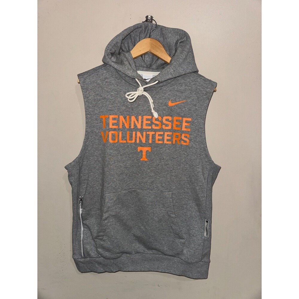 Mens M Nike NCAA Tennessee Volunteeers Football Team Issued PE Hoodie Vest CFP